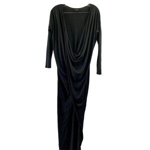 Audrey Women's Black Twist Low Front Top